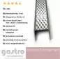 Preview: Edelstahl U-Profil , 5wl gemustert, 1,0 mm stark, Einfass Profil